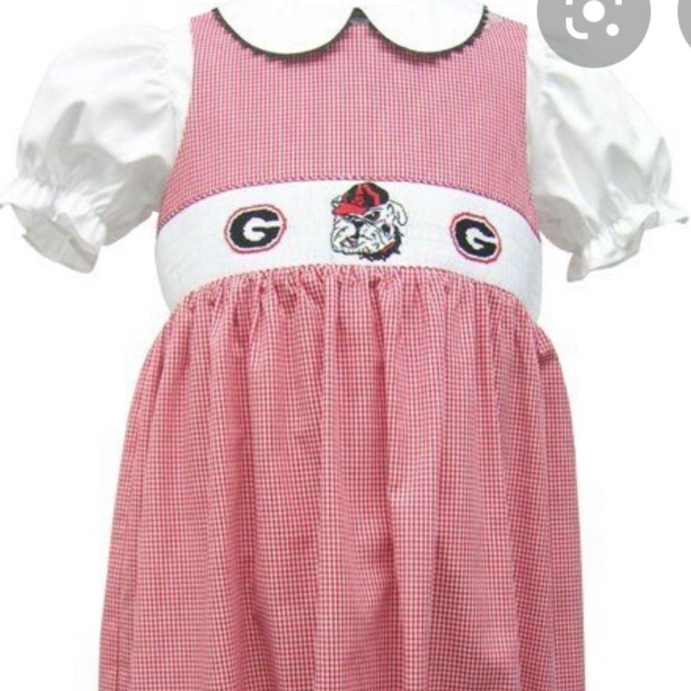 Red and White Kids Dress